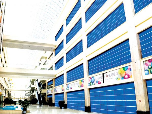 無(wú)機(jī)布防火卷簾案例